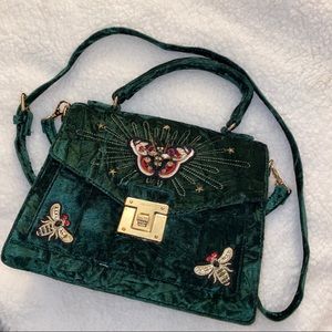 Aldo velvet handbag
